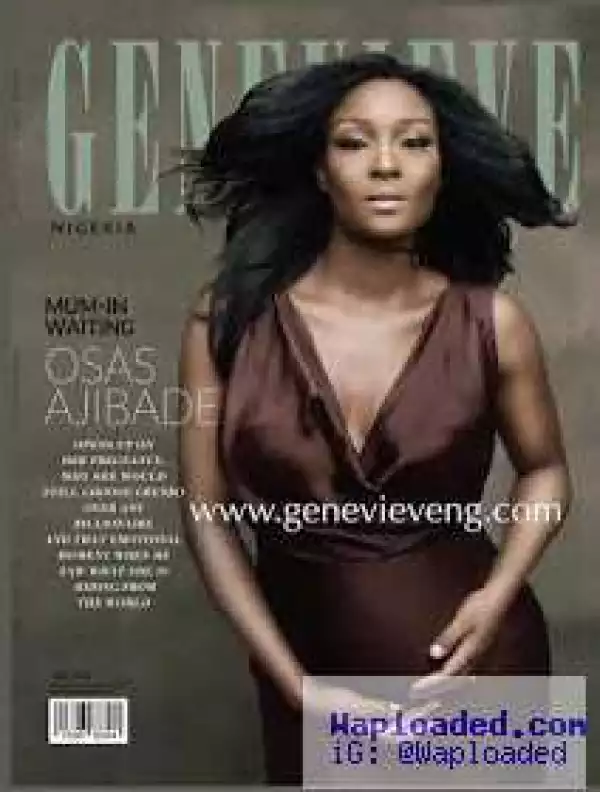 Mum- In-Waiting - Osas Ajibade covers Genevieve Magazine June Edition